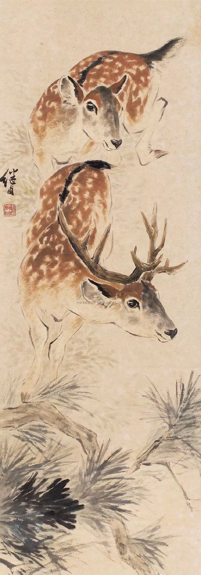 寫意動物作品