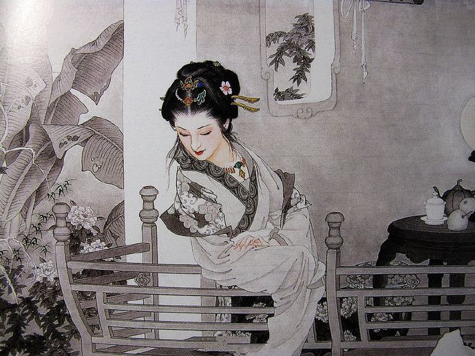 工筆仕女畫