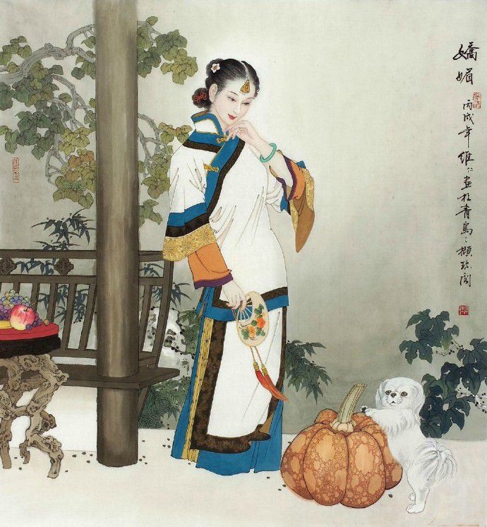 工筆仕女畫