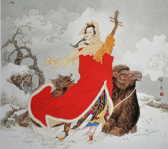 工筆仕女畫