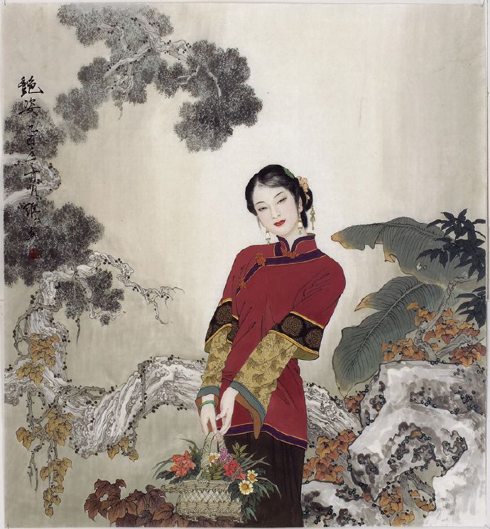 工筆仕女畫